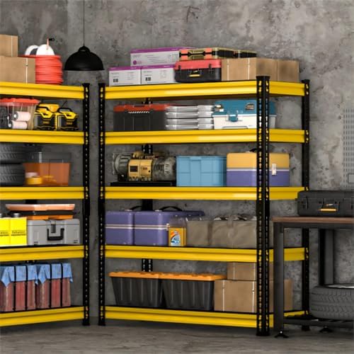 Metal Garage Shelving for Storage - 48" W x 18" D x 78"