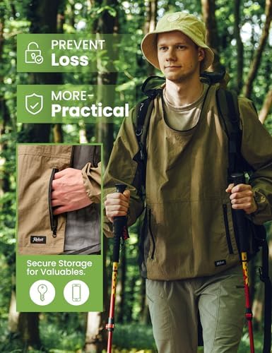 Mosquito Jacket, Durable Bug-Proof Jacket with Adjustable Hood & Pocket, Summer Mosquito Suit Outdoor Proof Clothing