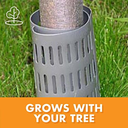 Easyflex 1131-6C Tree Trunk Protector, 6 Count (Pack of 2), Gray
