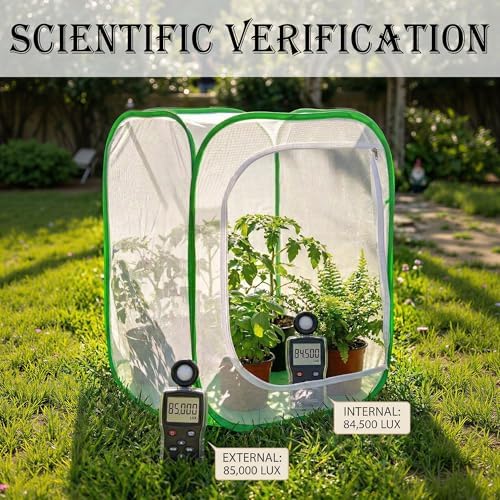 36" Garden Mesh Plant Tent Enclosure, Pop-Up Cage Plant Cover Pest Protection Guard for Fruit, Vegetables, Flowers and Herbs （24" x 24" x 36" ）
