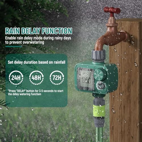 Sprinkler Timer, Programmable Hose Timer with Automatic Watering System