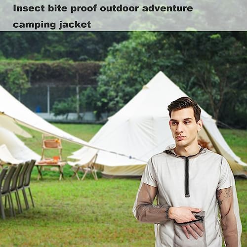 Outdoor Mosquito Suit, Breathable Mesh Jacket With Hood And Pants - Net Clothing Protection