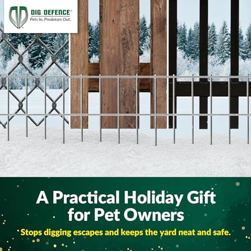 Dig Defence Original Animal Barrier Garden Fence Small/Medium, 12 Pack