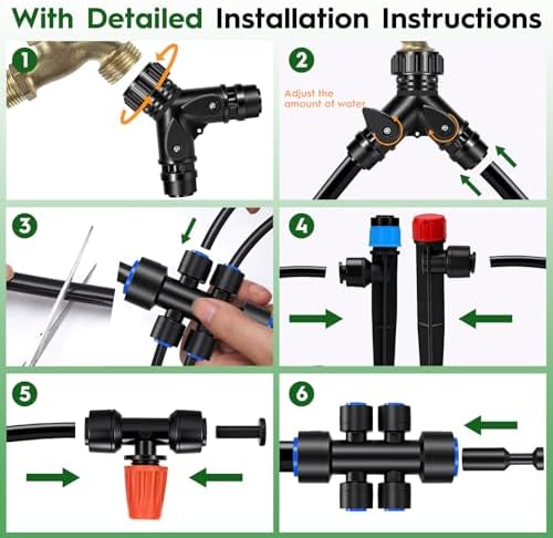 160FT Quick-Connect Drip Irrigation System