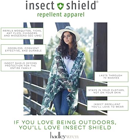 Hadley Wren Women's Lightweight Summer Insect Shield Scarf
