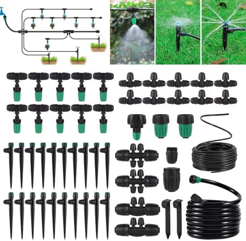 Leak-Proof Drip Irrigation Kit, Quick Connect Irrigation System Kit