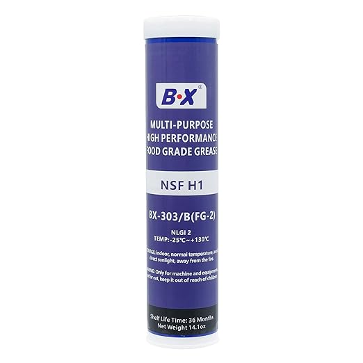 Multi-Purpose Food Grade Grease Tube for Plant Machineries - White Lithium Grease Lubricant for Processing Equipment