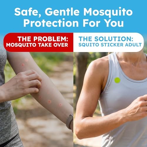 BugMD Squito Stickers - Mosquito Repellent Patches for Adults