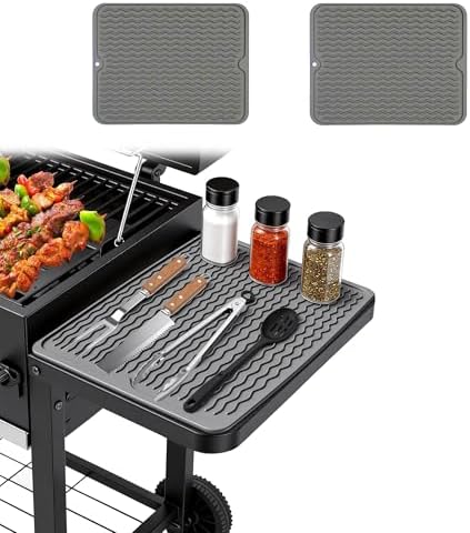 Silicone Grill Tool Mat for Blackstone Griddle,Side Shelf Spatula Mat