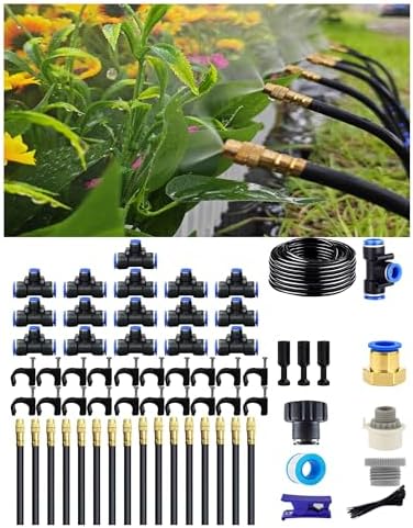 360° Adjustable Drip Irrigation Sprinkler Kit – Garden Watering System