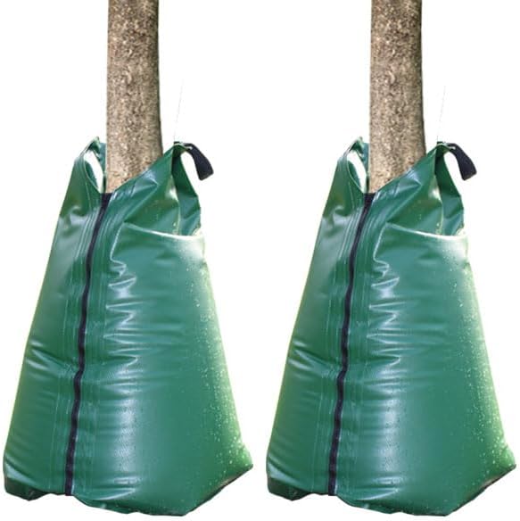 Tree Watering Bag, 20 Gallon Slow Release Tree Watering Bags-Drip Irrigation Bag for Newly Planted or Established Trees (2 Packs)