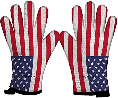 KITCHEN PERFECTION XL Silicone Smoker BBQ Gloves -Heat Resistant Oven Mitts