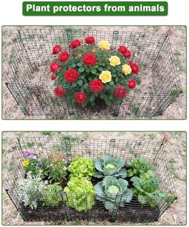 Plant Cages for Outdoor Plants - Metal Wire Mesh Plant Protector Cage/Guard