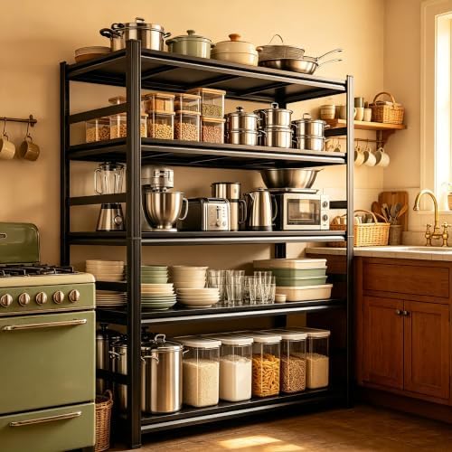 PRESTELION Garage Shelving 3000 LBS Adjustable Metal Storage Shelves