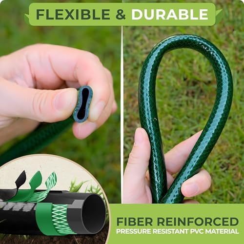 CARPATHEN 1/2" Irrigation Tubing for Quick Connect Drip Irrigation, 50 feet
