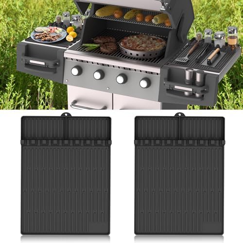Silicone Grill Mat for Blackstone Griddle Accessories, 8-Slot Tool Mat