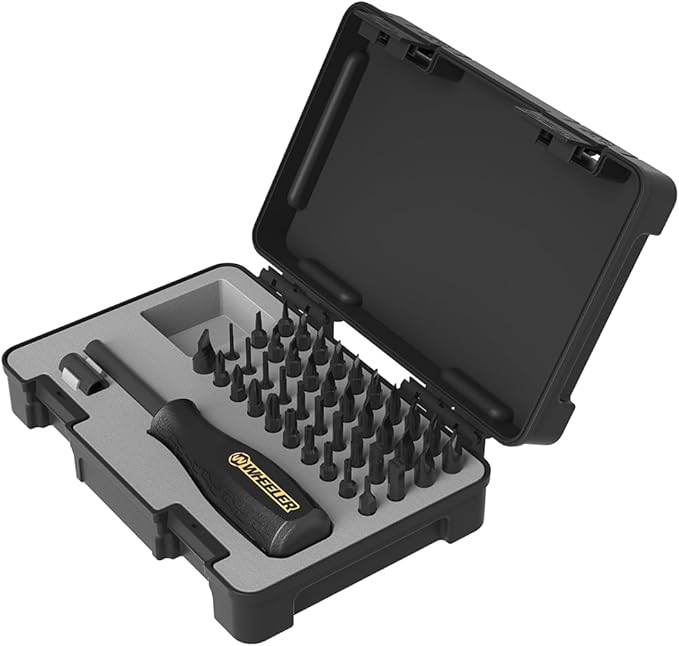 Wheeler 43-Piece Professional Gunsmithing Screwdriver Set with Magnetic Screwdriver Handle and Storage Case for Gunsmithing