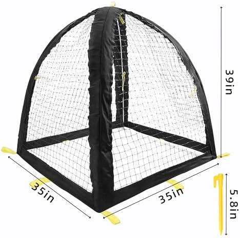 Large Pest Guard Cover-35 x35 x 39 Inch Pest Guard Tent with Stakes-Garden Plants Cloche Tent for Protect Plants Vegetables Fruits Shrubs from Squirrel Bird Eating (L)