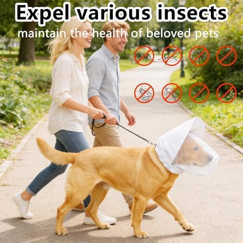 Dog Outdoor Protection Mask, Breathable Adjustable Mesh Head Guard for Small and Medium Dogs, Face Cover for Hiking, Camping and Travel