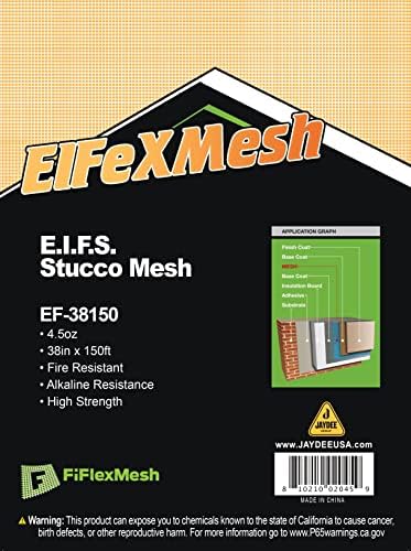 Boen Non-Adhesive EIFS Stucco Mesh Fiberglass (48" x 150' - 4.5 oz.)