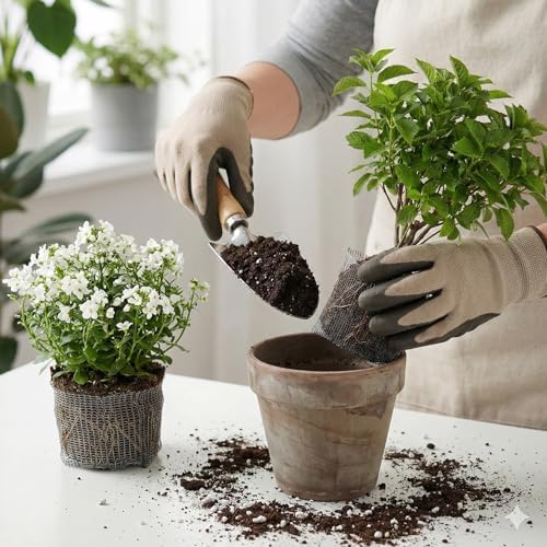 20pcs Plant Root Guard Gopher Baskets 1 Gallon Size Resistant Stainless Steel Plant Wire Baskets Gophers Voles Moles Mesh Baskets to Protect Plant Roots Tubers Trees Flowers