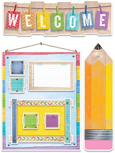 Creative Teaching Press Upcycle Style Welcome Bulletin Board (7054)