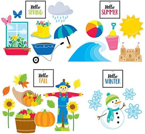 Creative Teaching Press CTP Year-Round Seasonal Accents Bulletin Board Set Classroom Decor (10411)