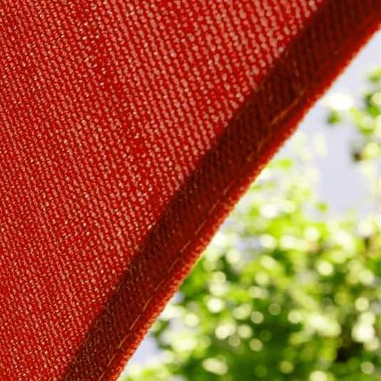 Amgo Custom Size 6' x 15' Red Rectangle Square Sun Shade Sail UPF50+ AGTAPR1620, Order to Make Canopy Awning, 95% UV Blockage, Water & Air Permeable, Commercial and Residential (We Customize)