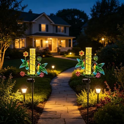 Hummingbird Rain Gauge Outdoor for Measuring Precipitation
