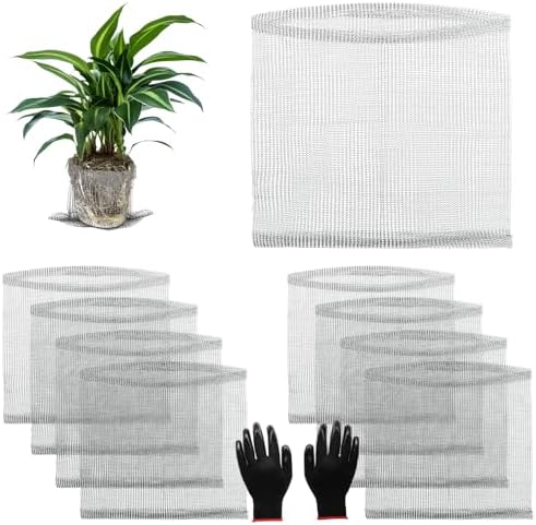 8 Pcs Gopher Baskets 5 Gallon Root Guard Proof Stainless Wire Steel Trap