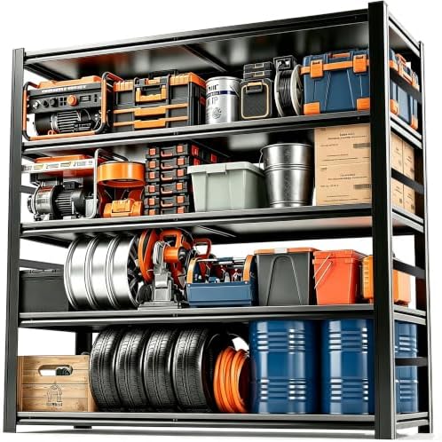 Storage Shelves Heavy Duty Adjustable 5tier Metal Garage Shelving Unit