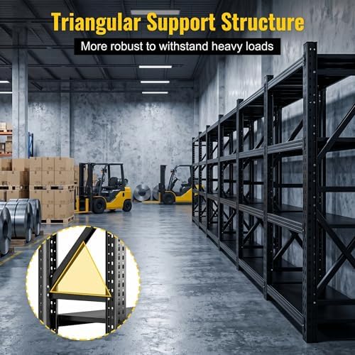 3000LBS Storage Shelves,Garage Shelving Heavy Duty,4-Tier Adjustable Metal Storage Shelves,Reinforced Steel Storage Rack for Garage,Basement,Utility Room,36" W x 16" D x 71" H