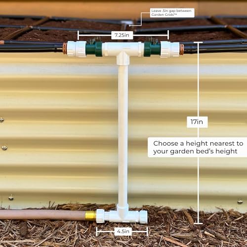 Garden Grid Manifold | Link Multiple Garden Grids | 17" Tall, Double Style