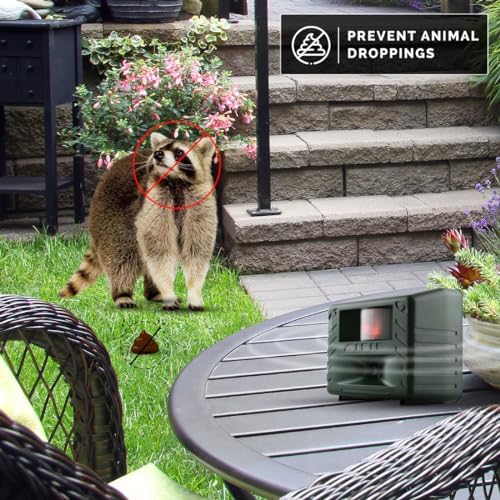 Bird-X Yard Gard Silent Animal Repeller 4000 Sq. Ft. Deer Raccoons Skunks