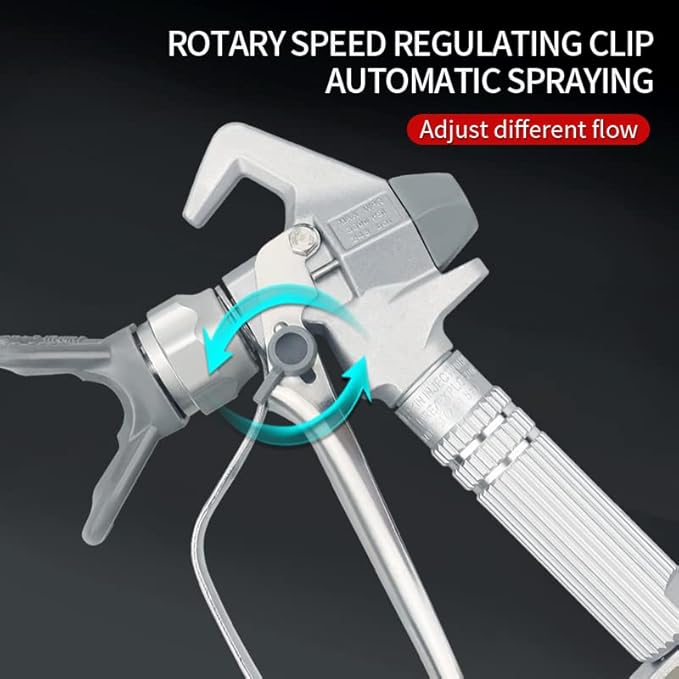 Airless Paint Spray Gun Sprayer High Pressure 3600 PSI 517 Nozzle Tip for Sprayer with 3 Pcs Filter JW-G3