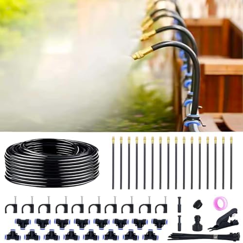 Thiswing 360° Adjustable Drip Irrigation System with 16 Nozzles