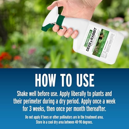 Liquid Fence Deer and Rabbit Repellent Concentrate, 32 Ounces