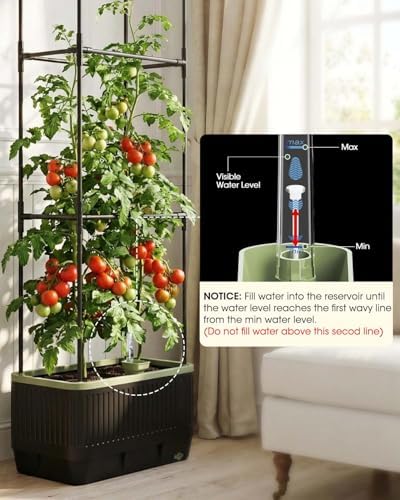 2PCS Self Watering Tomato Planter with Trellis