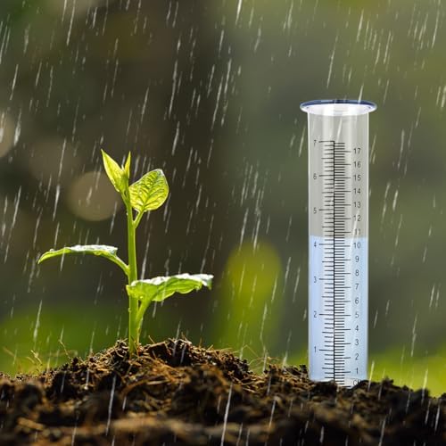 2 Pack Plastic Rain Gauge Replacement Tube