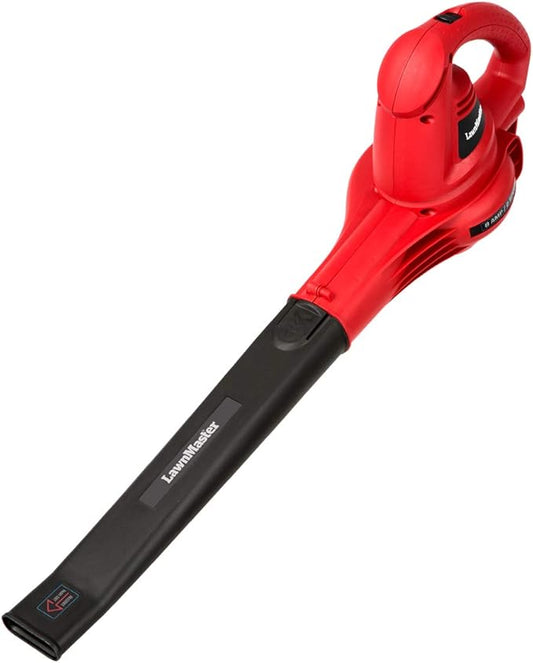 LawnMaster Red Edition BL805E 1201 Electric Leaf Blower 8 Amp 2-Speed 160 MPH & 180 CFM