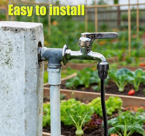 1/2 Inch Drip Irrigation Faucet Hose Connectors,6 Pack