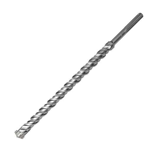 1-1/4 x 23.6 inch SDS Max Rotary Hammer Drill Bit, 32x600mm Carbide Tip Masonry Drill Bit,Concrete Drill Bit for Masonry, Brick, Stone, Concrete (Length :600mm / 23.6 inch, 32mm (1-1/4 in) Diameter)