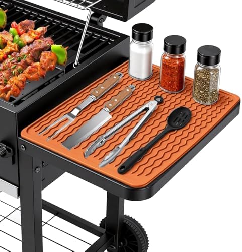 Silicone Grill Tool Mat for Blackstone Griddle Side Shelf Spatula Mat