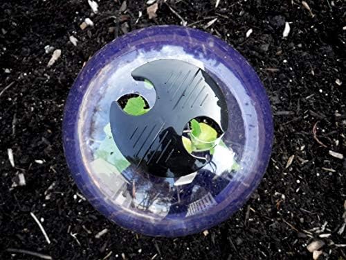12-Pack! GrowAway™ Small Reusable Plastic Mini Greenhouse, Garden Cloche Dome, Plant Covers Frost Guard Freeze Protection for Plants Outdoors, Garden Tools, Garden Accessories - 7.87"Diam. x 6.69"H