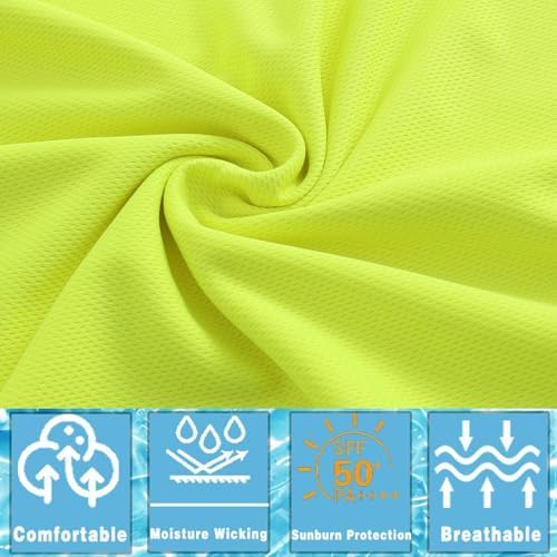LeeHanTon Men's Sun Shirts Sun Protection Hoodie Shirt UPF 50+ Long Sleeve Work Athletic Shirt with Hooded for Fishing Hiking