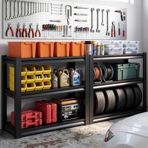 SAWJEC 39" H x 48" W x 18" D Heavy Duty Garage Storage Shelves