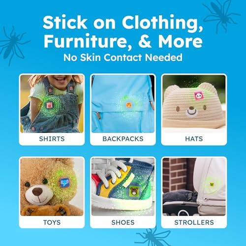 BugMD Squito Stickers - Mosquito Repellent Patches for Kids