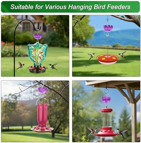 6-Pack Ant Moat for Hummingbird Feeders 4OZ