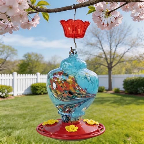 3oz Plastic Ant Moat for Hummingbird Feeder, 4-Pack Red Insect Guards