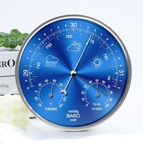 Wall Hanging 3 in 1 Barometer Weather Station